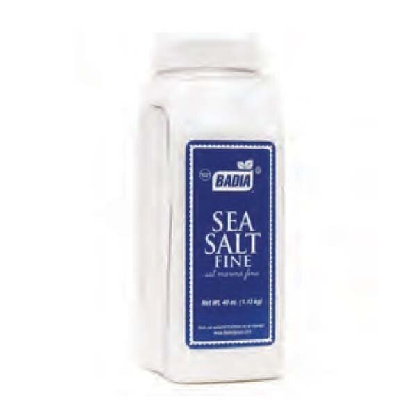 BADIA SEA SALT FINE 6X40OZ