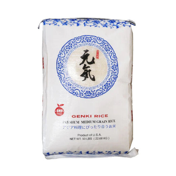GENKI RICE PACKER SUSHI RICE 50#