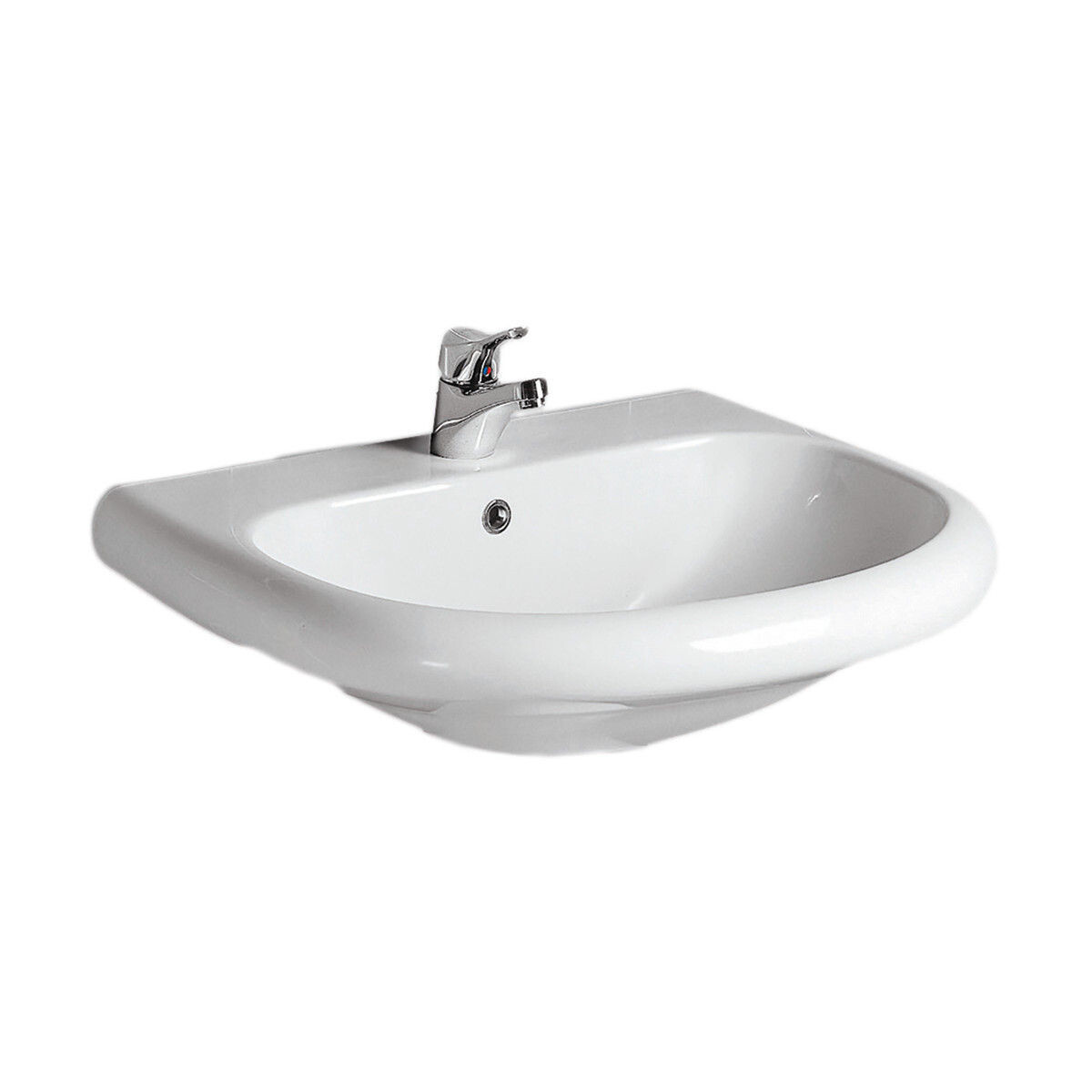LAVABO Ideal Standard TESI CLASSIC cm 70 colore BIANCO EUROPEO