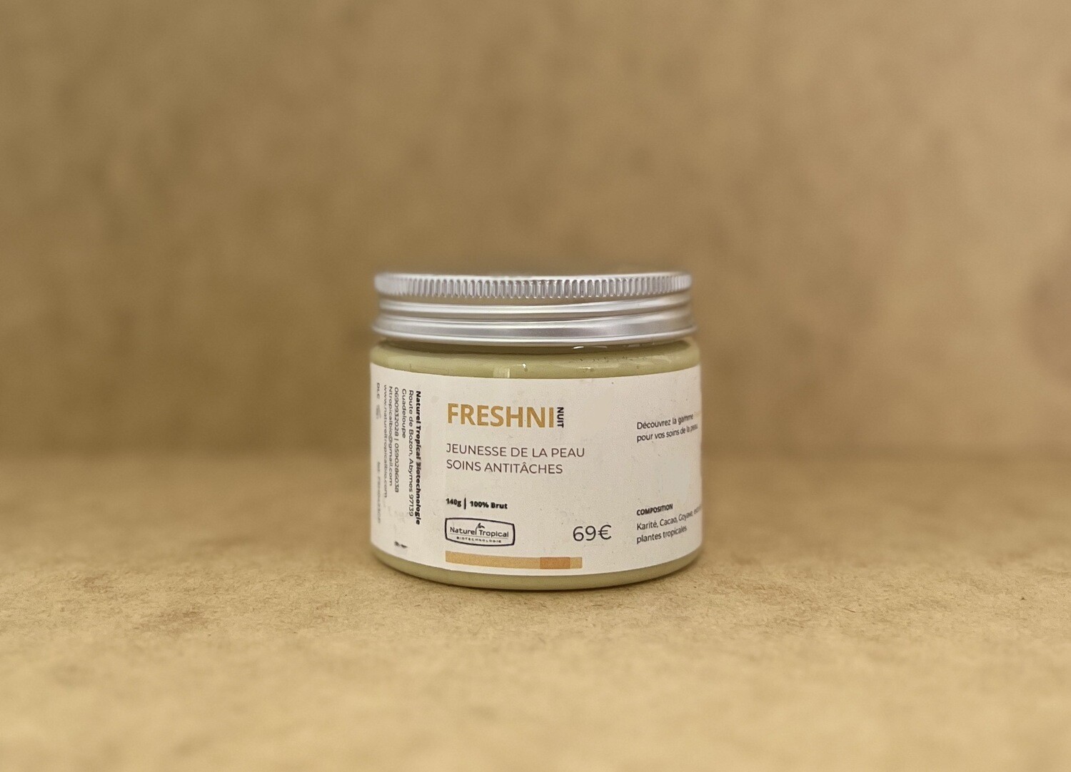 Crème Freshni – Naturel Tropical Biotechnologies – Produits 100% naturels
