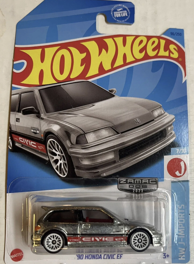 2023 Hot Wheels ‘90 Honda Civic EF Zamac Walmart Exclusive