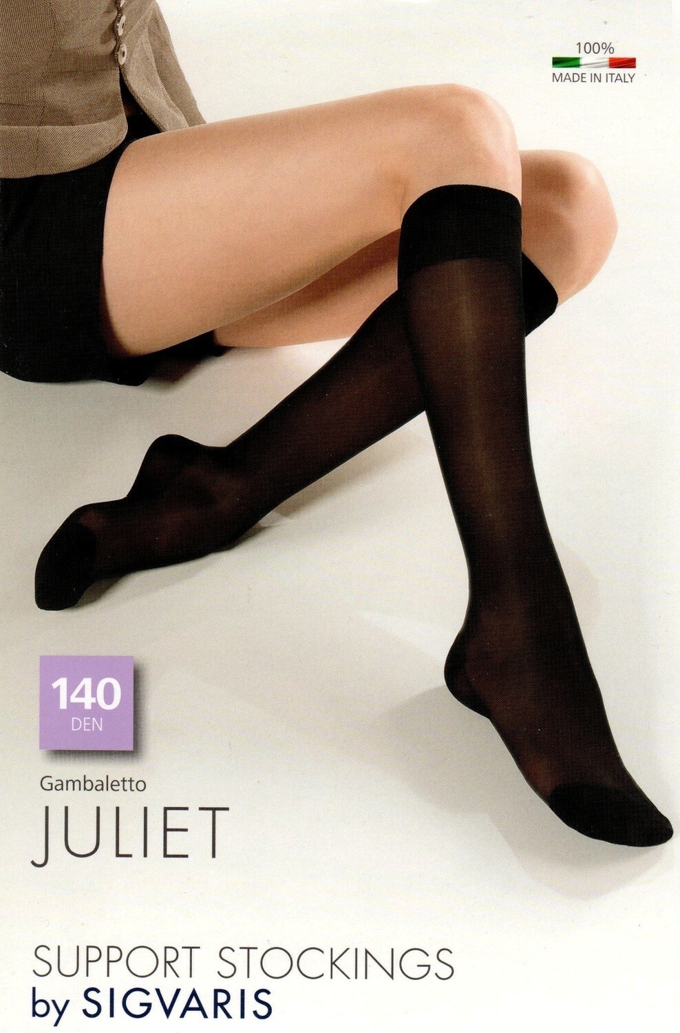 140 Denari Calza Elastica Gambaletto 18 Mmhg 140 Denari Calze