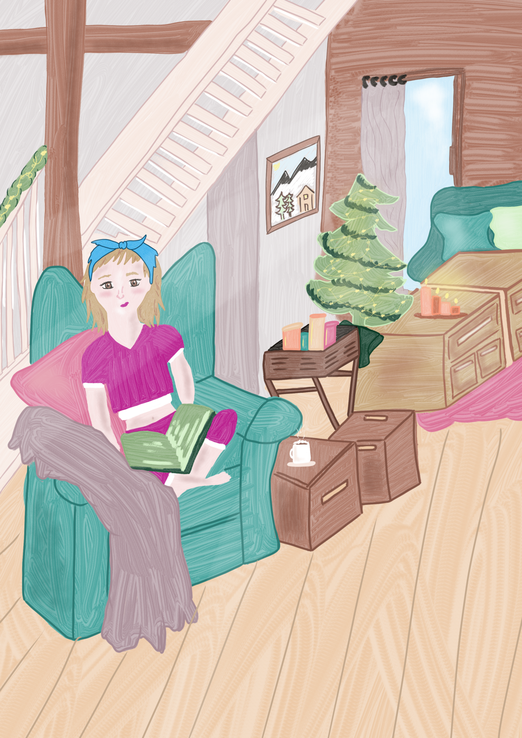 Illustration
Cocooning d&#39;hiver