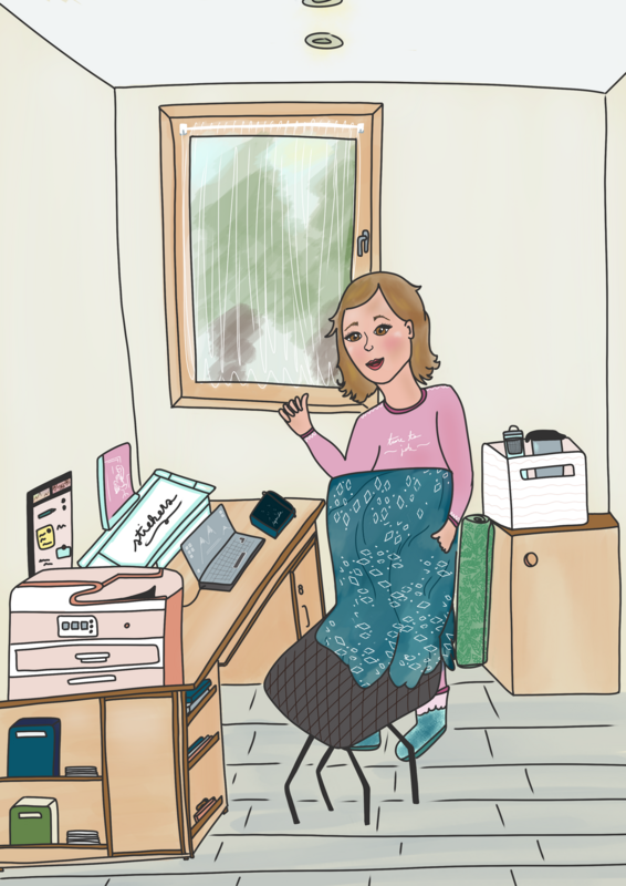 Illustration it&#39;s time to work!