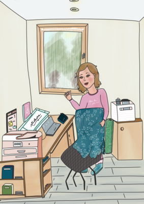 Illustration it's time to work!