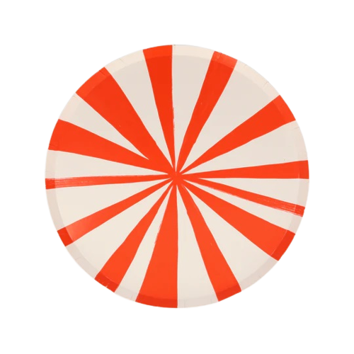 Meri Meri Red Stripe Side Plates
