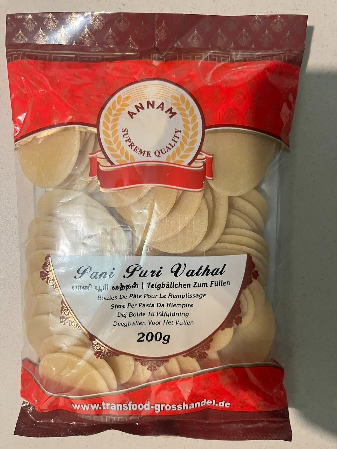 Annam Pani Poori Chips 200g