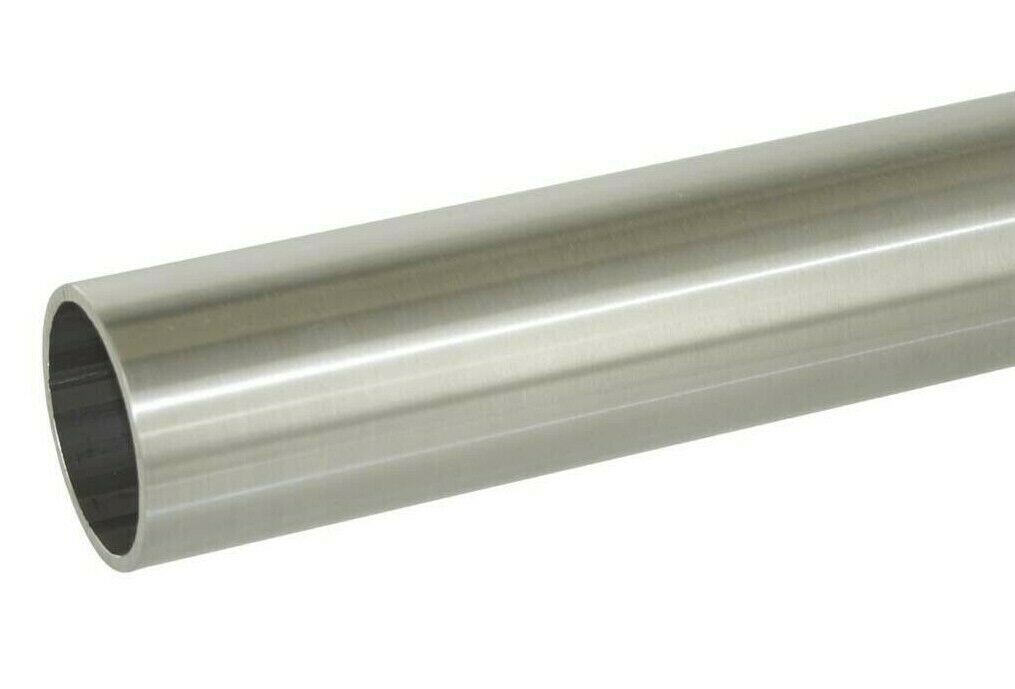 3 Metres of 42.4 x 2.5mm 316 Grade Satin Finish 320 Grit Stainless