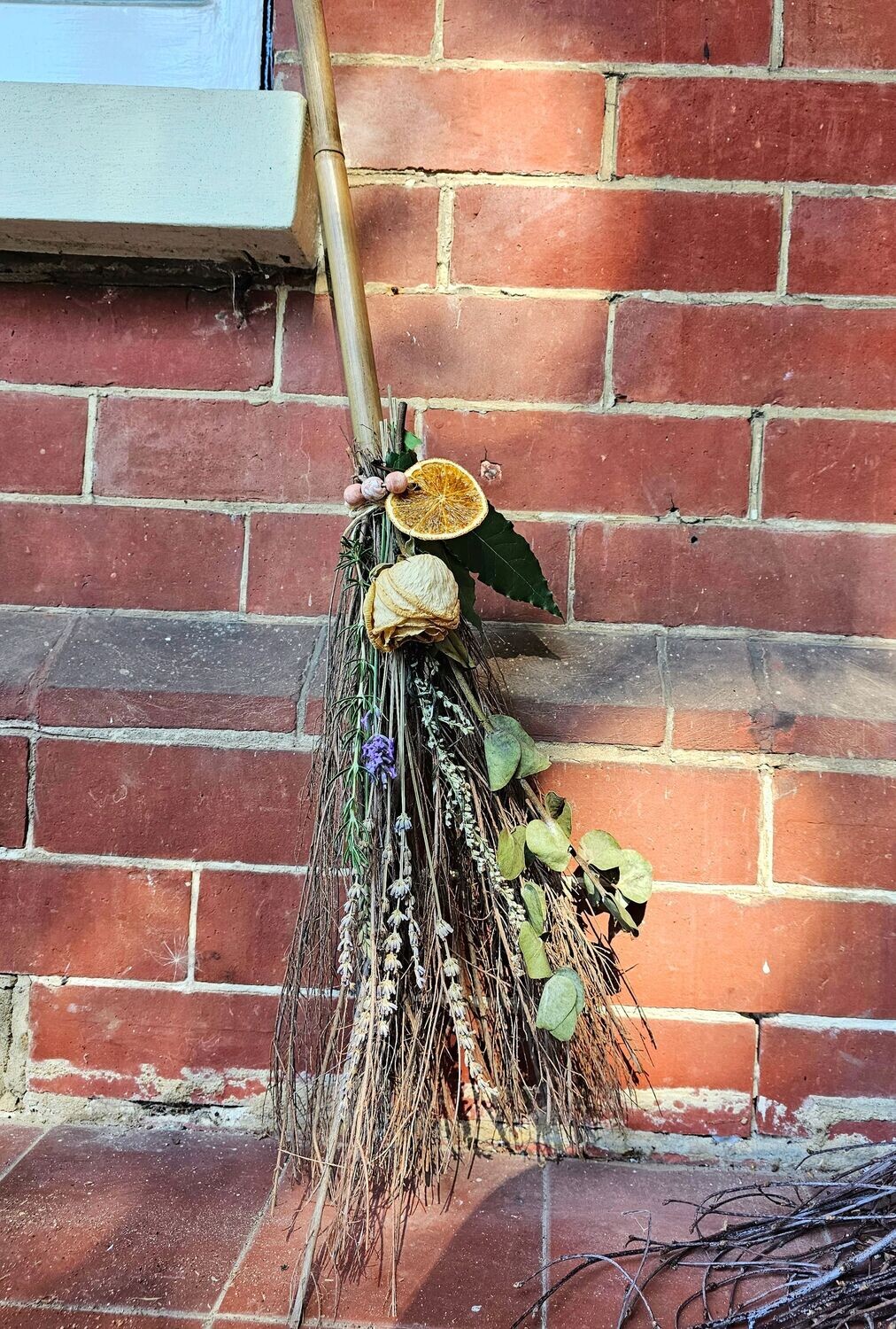 Botanical besom broom kit