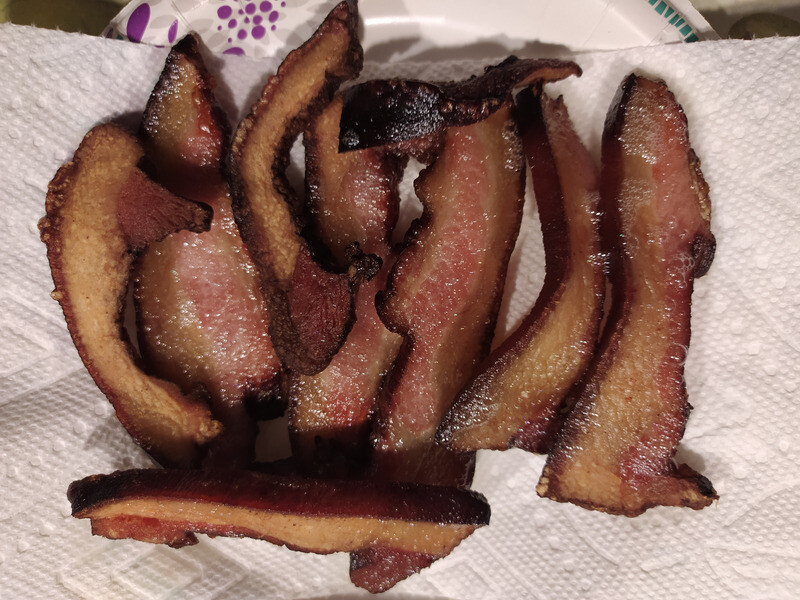 Sliced Pork Jowls (Bacon) Store Hidden Holly Farm