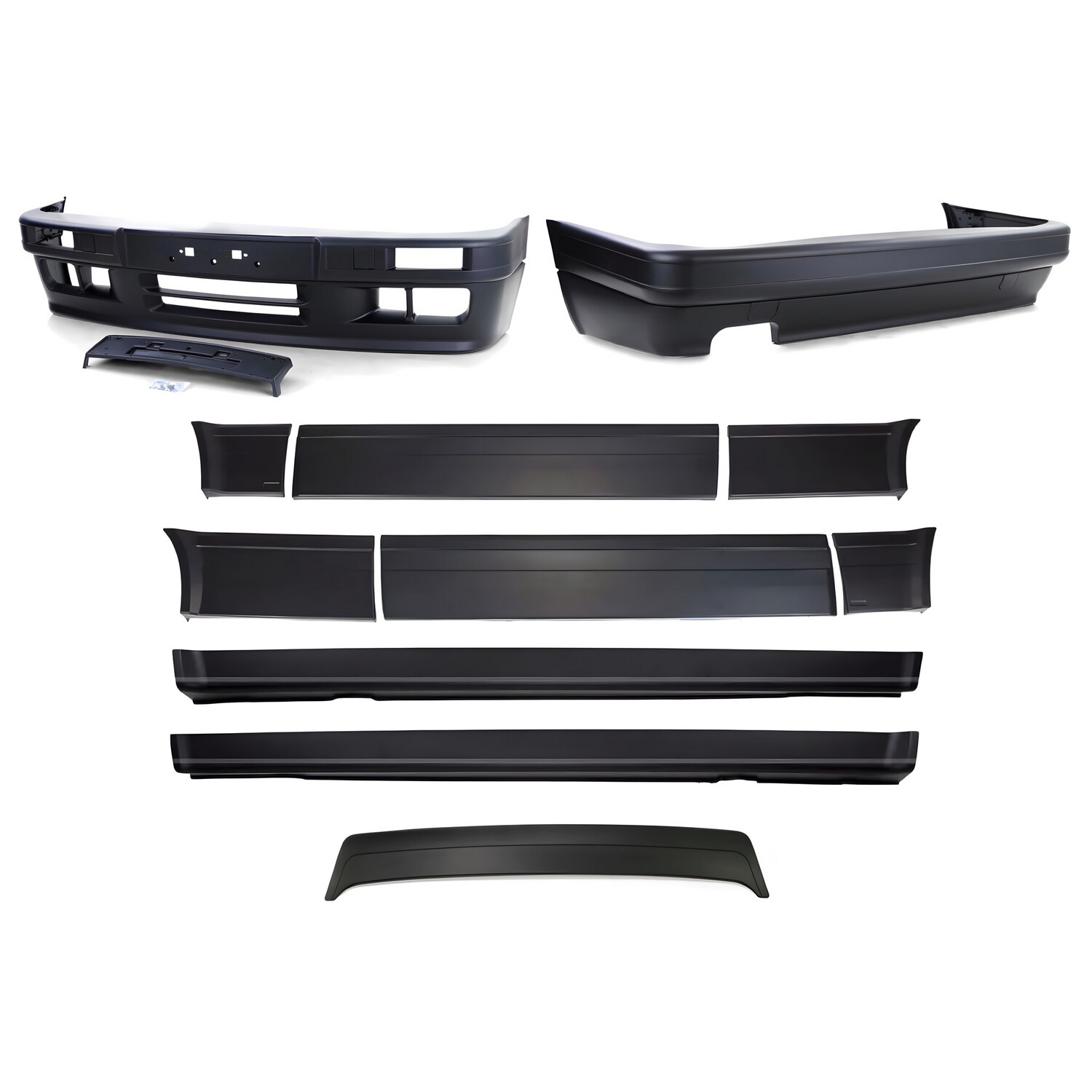 BMW E30 MTech 2 Complete Body Kit + MTech 1 Rear Spoiler (Convertible)