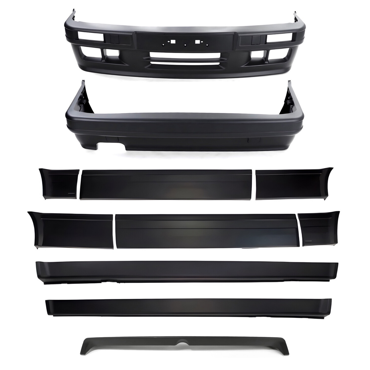 BMW E30 MTech 2 Complete Body Kit + Zender Rear Spoiler (Coupe)