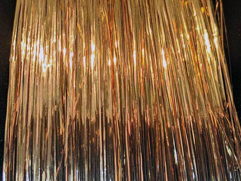 24K Gold Wedding Band Silk Hair Strands Store Silk Shimmerz Real Strands of 100 Silk in