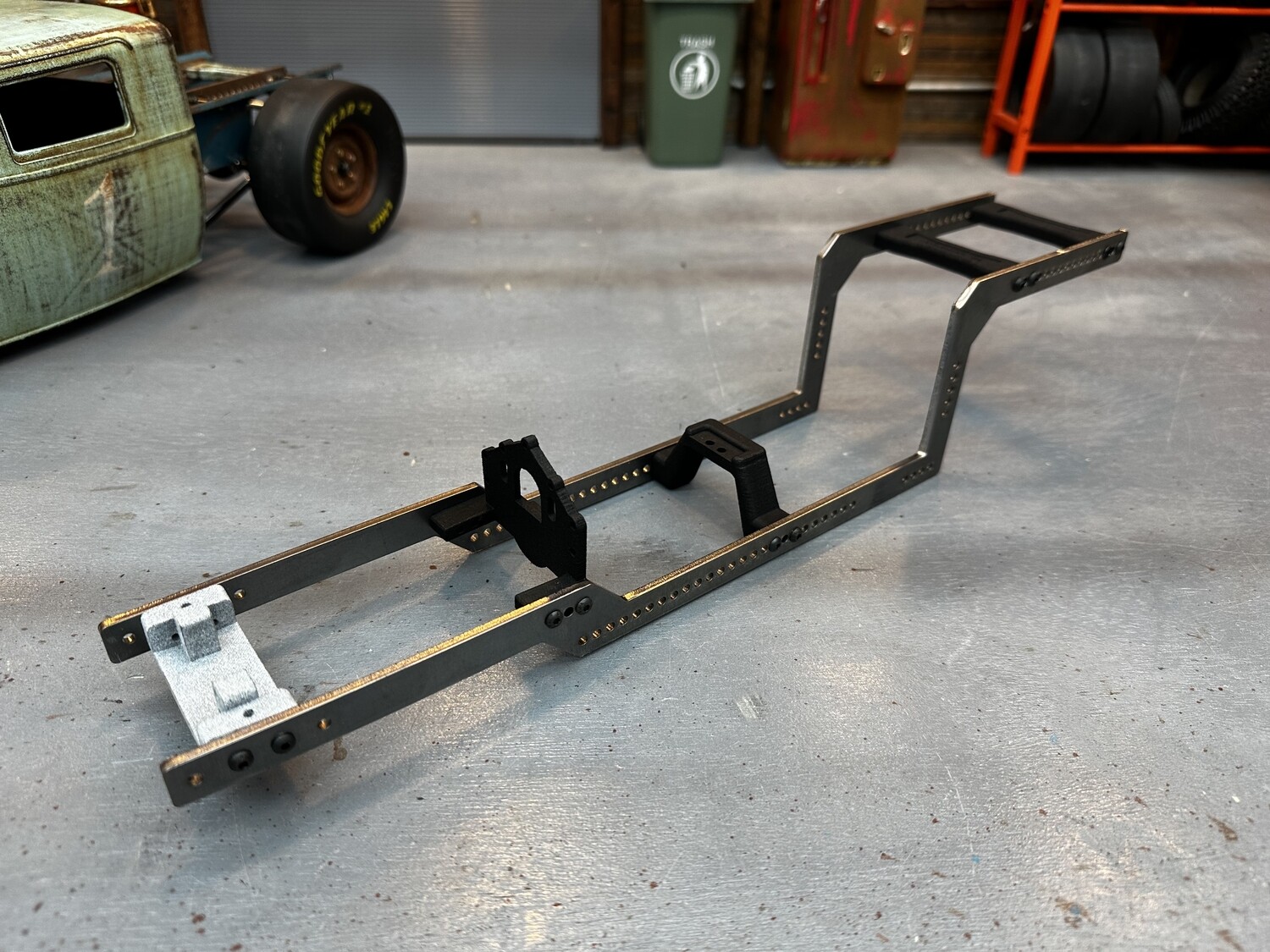 Base Kit, 1/10 Scale RC Rat Rod Chassis Builders Kit SLS