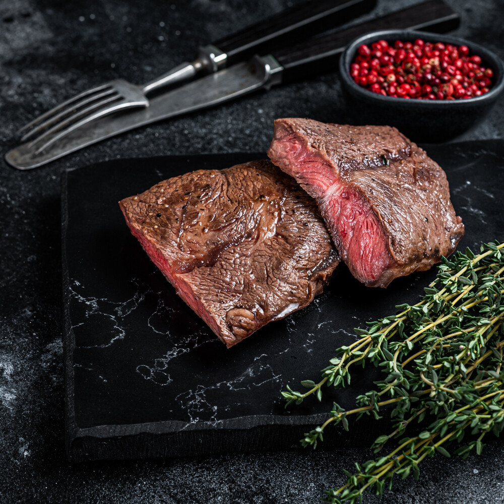 Flat Iron Steak GrassFed & Finished Protein Pasture to Plate