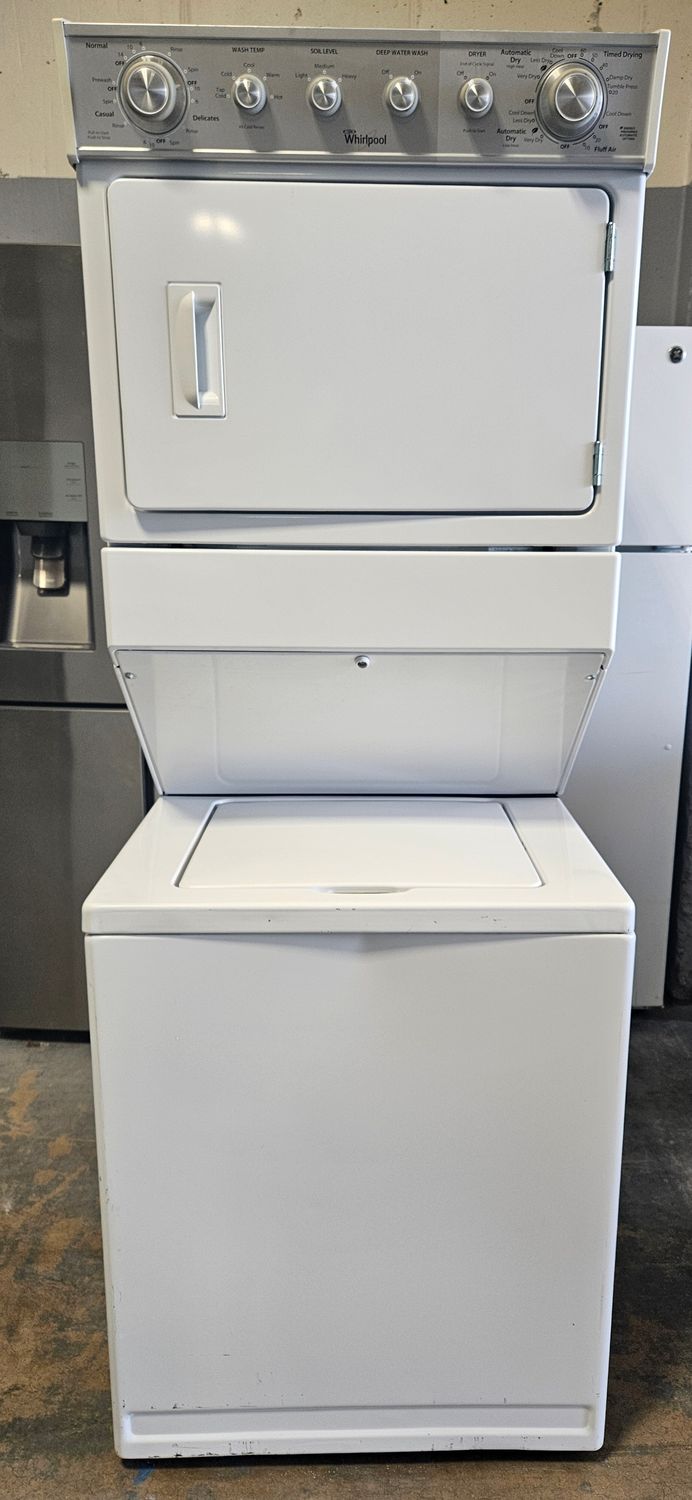 Whirlpool Allinone Laundry Center Combo Stackable Washer Dryer Set 27in.