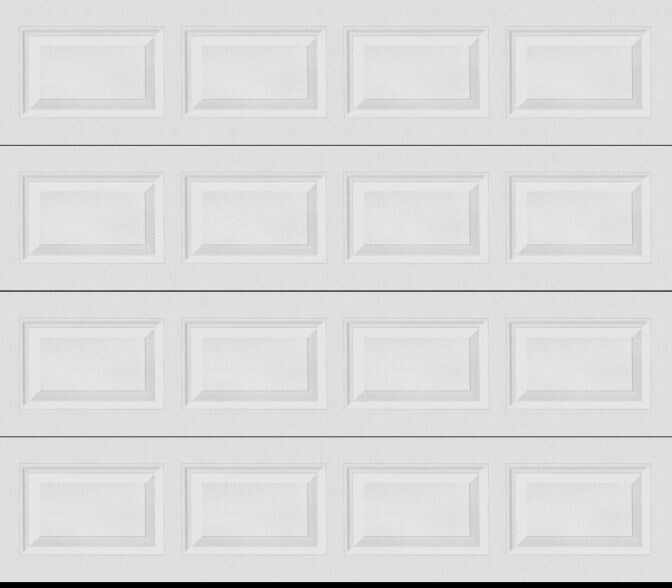 8x7 Amarr Lincoln 1000 Garage Door White