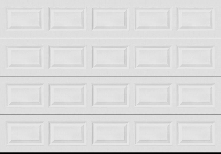 10x7 Amarr Lincoln 1000 Garage Door White