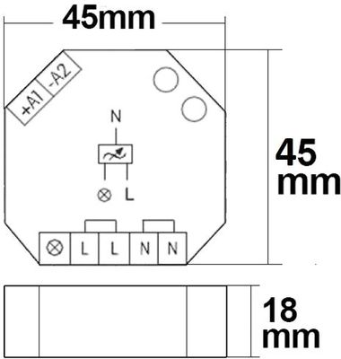 Dimmer push universale