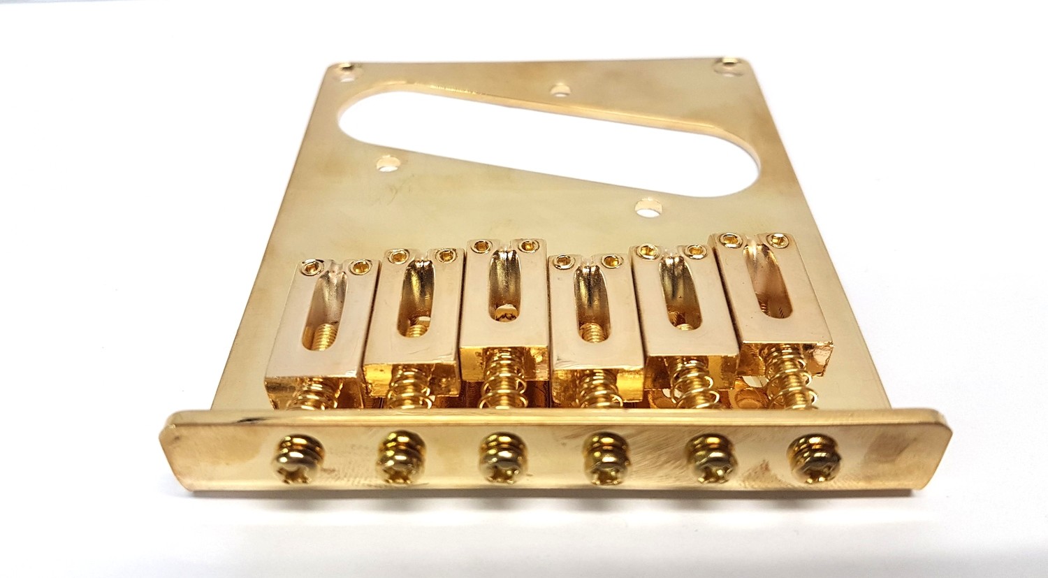 Telecaster Bridge Single Coil Gold Modern Saddles