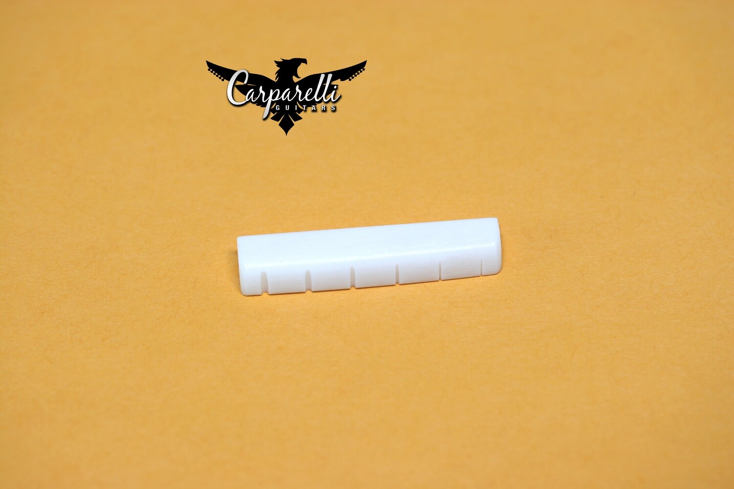 Carparelli Guitar Slotted Cut Bone Nut For Les Paul Gibson/Epiphone Guitars 44 x 5 x 9mm