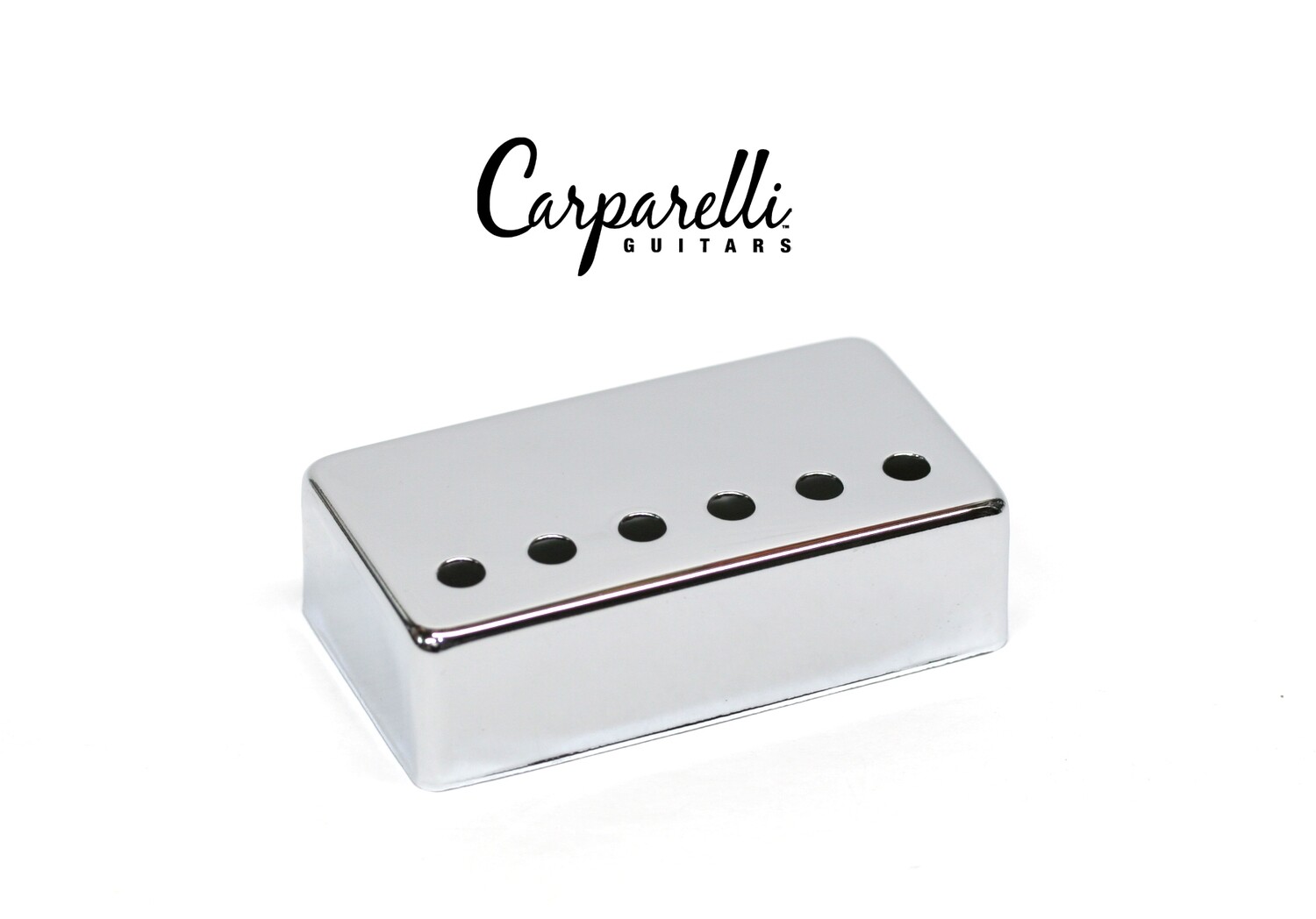 1 x Carparelli Metal Humbucker Cover 50mm Chrome