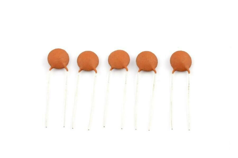 .1 MFD Ceramic Disc Capacitors pack of 5