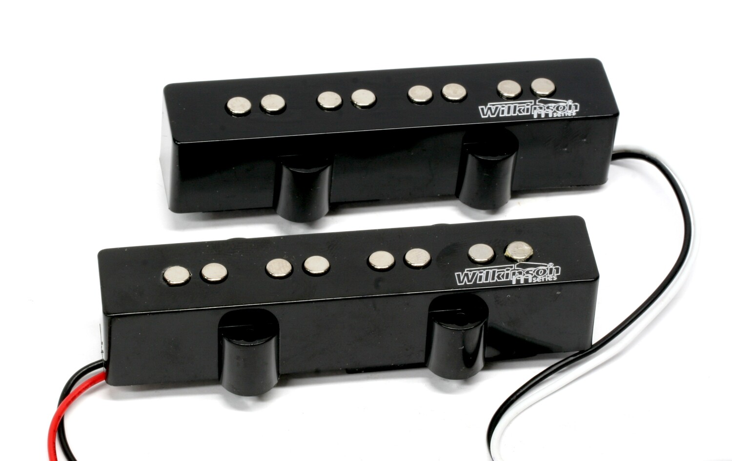 Wilkinson Variable Gauss Ceramic Traditional Jazz Bass Pickups Set for