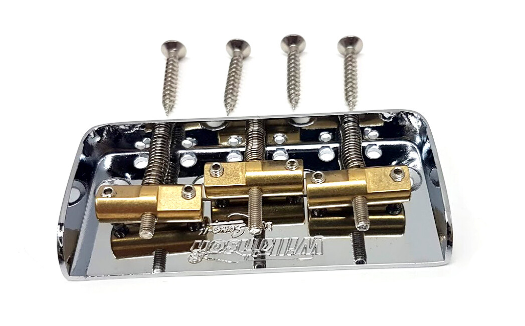 Wilkinson WTBS Short Telecaster Bridge Brass Compensated 3Saddles