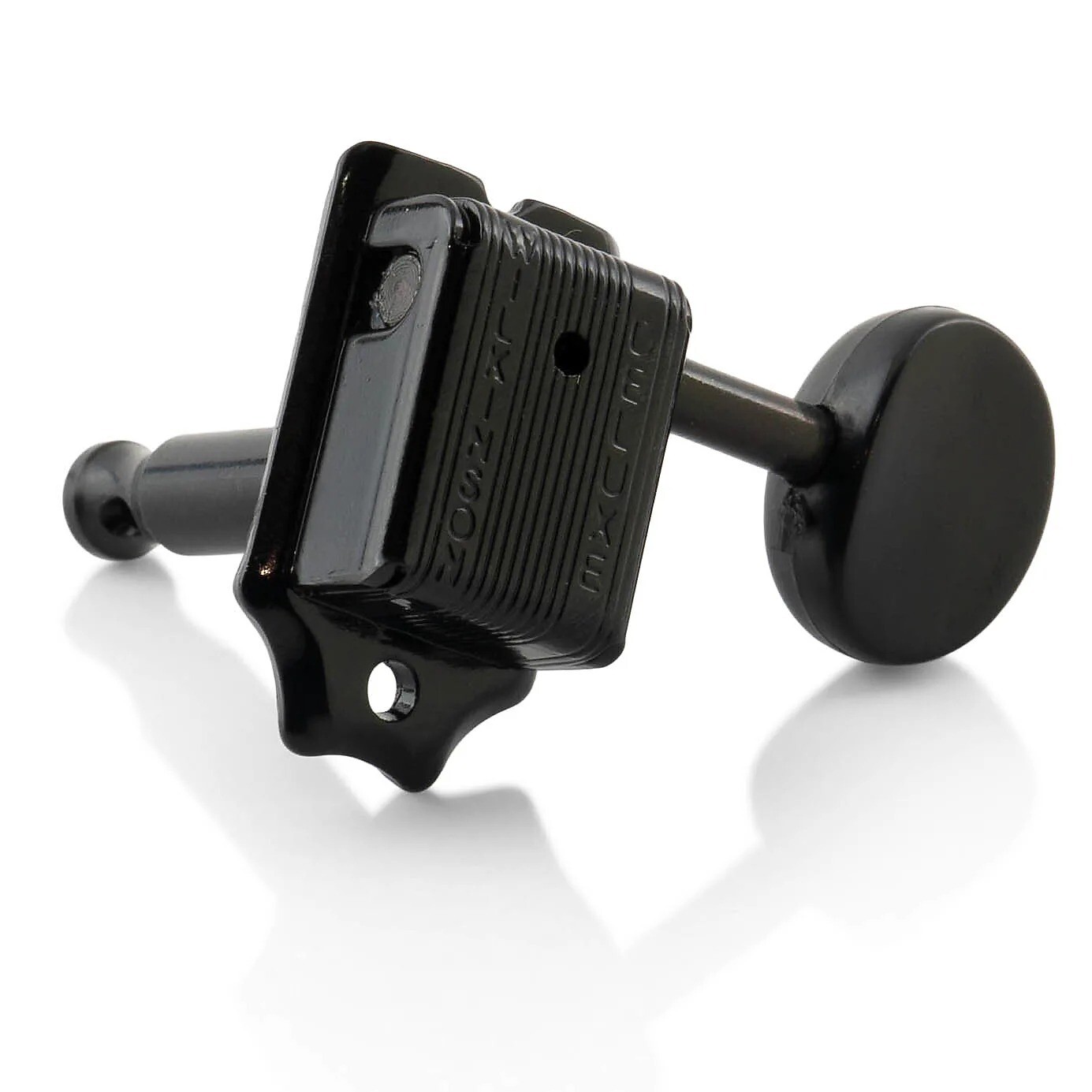 Wilkinson Kluson Style Guitar Machine Head Tuners Set of 6 Inline Black