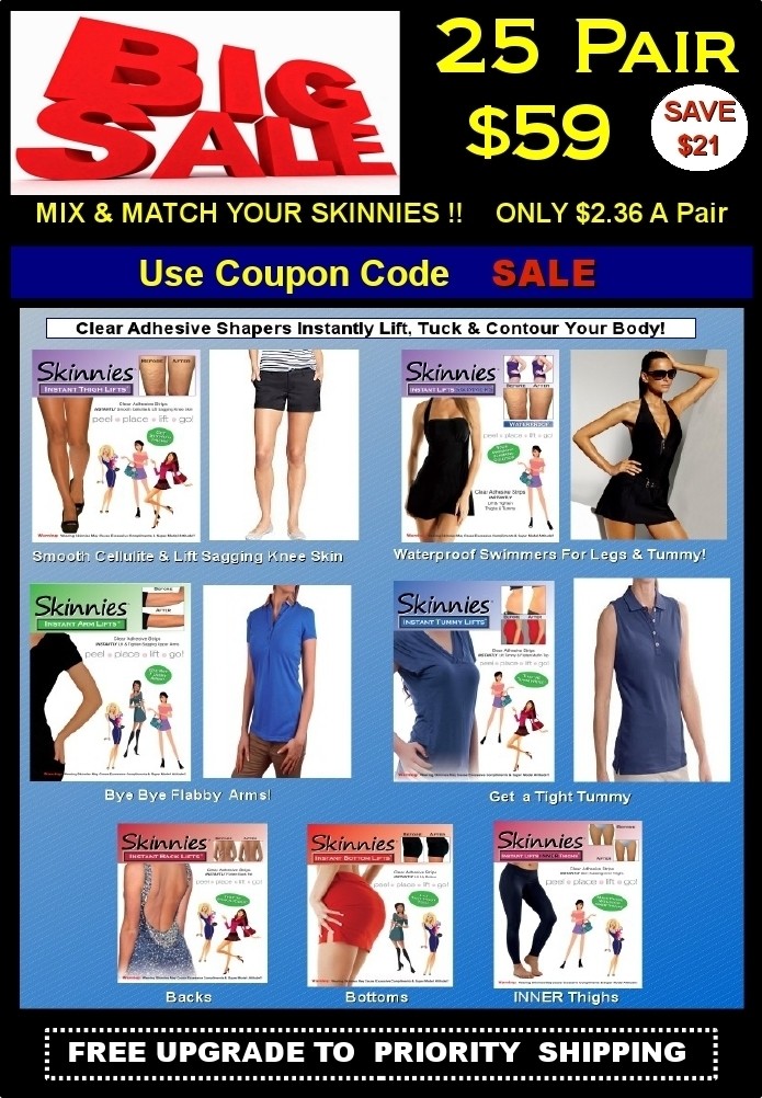 Today's Steal! PICK TWO! Mix & Match Skinnies 25 Pair 59! Only 2.36 a