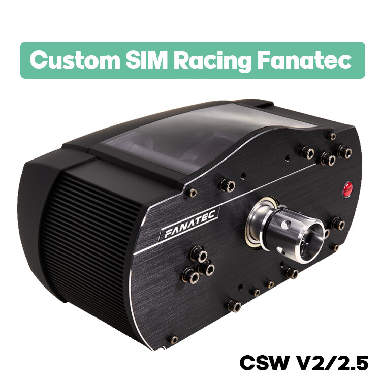 .Custom SIM Racing Fanatec CSW V2/2.5 – StickerDUMP – by Black Fish ...