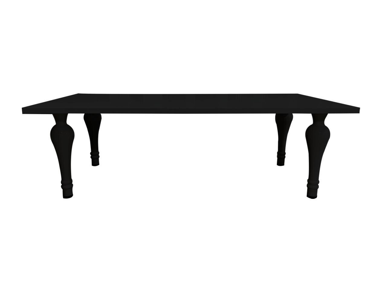 4x8ft Black Rectangle Lacquer Table