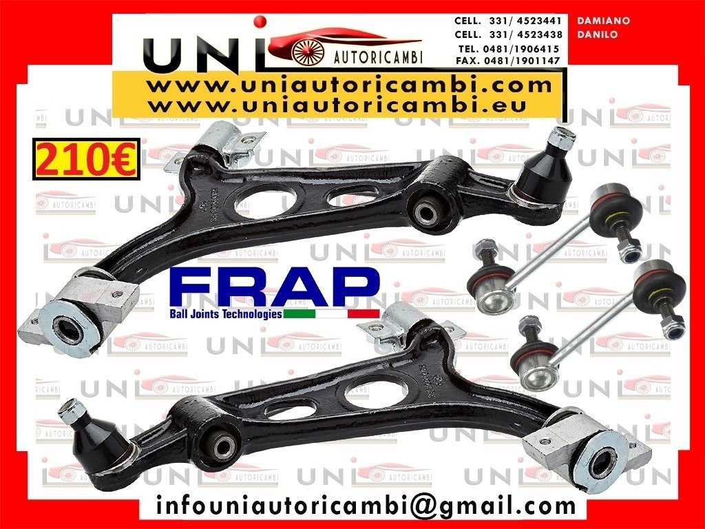 Kit Bracci Sospensione Anteriore KW&HP Per Alfa 147/156/GT - Coppia DX/SX - Foto 14