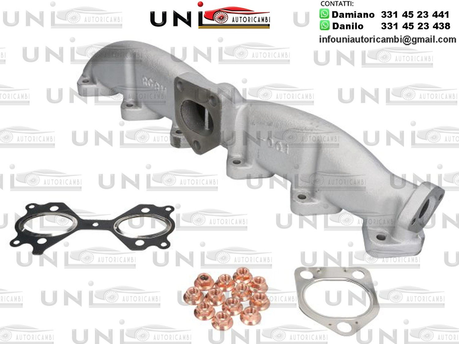 Kit Silenziatore Posteriore Per Citroën C1, Peugeot 107, Toyota Aygo - Include Paracolpi E Morsetto