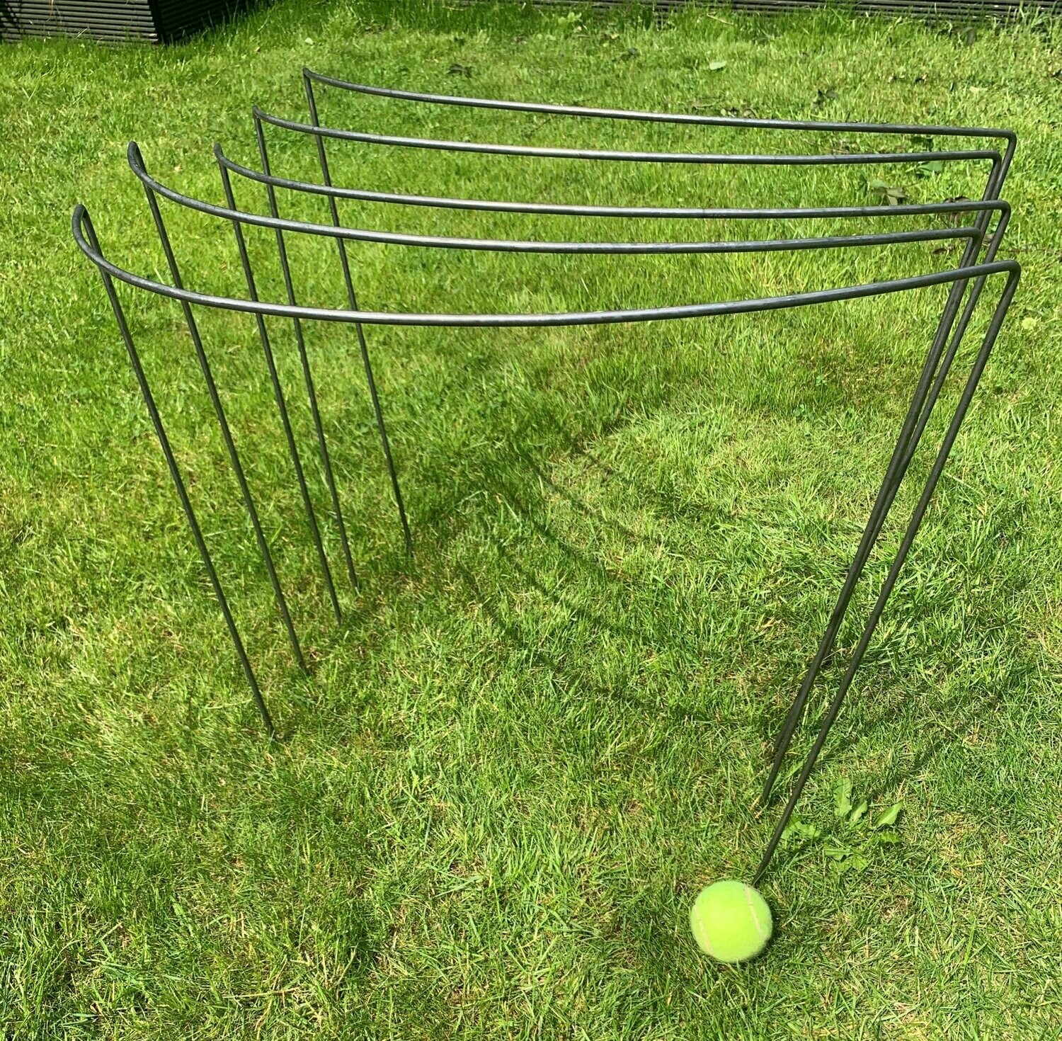 Large Curved Plant support 5 pack 6mm mild steel