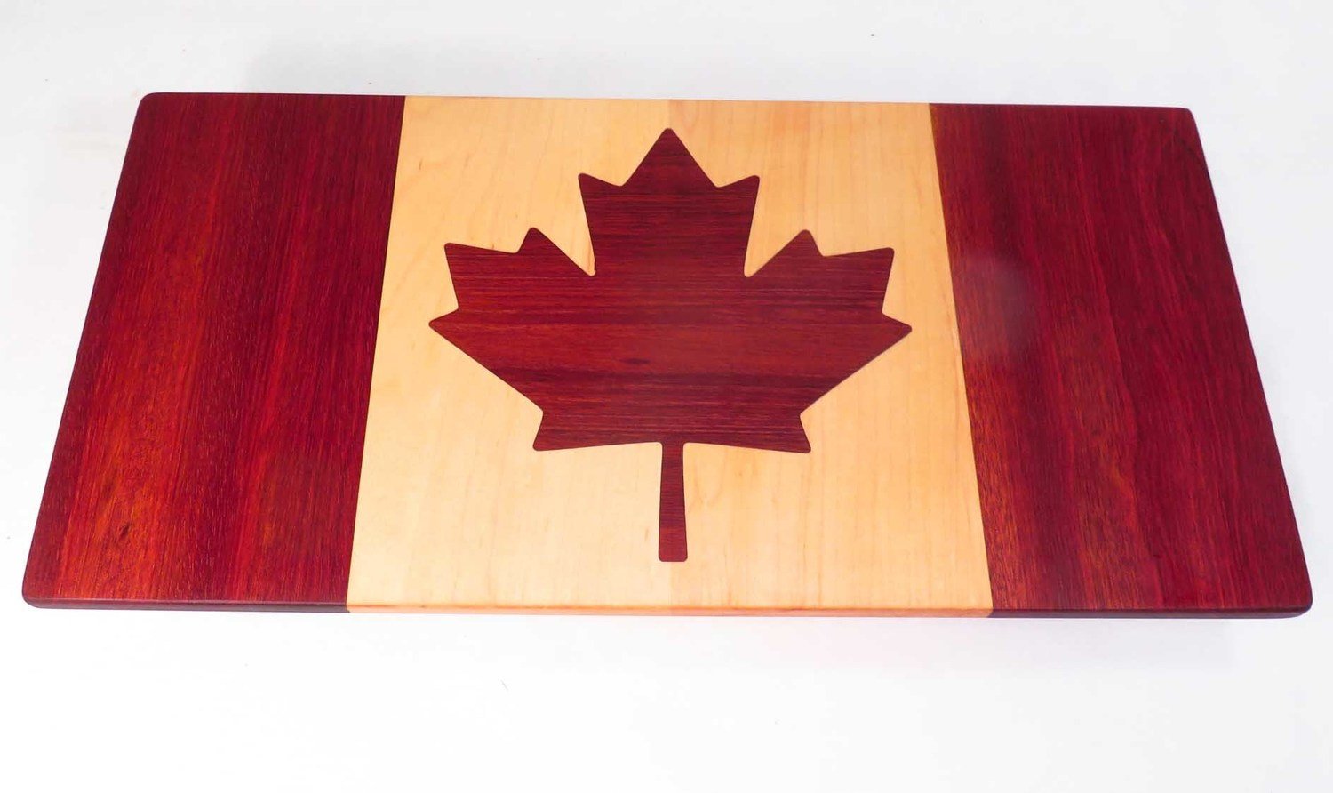 Canadian Flag wood serving board