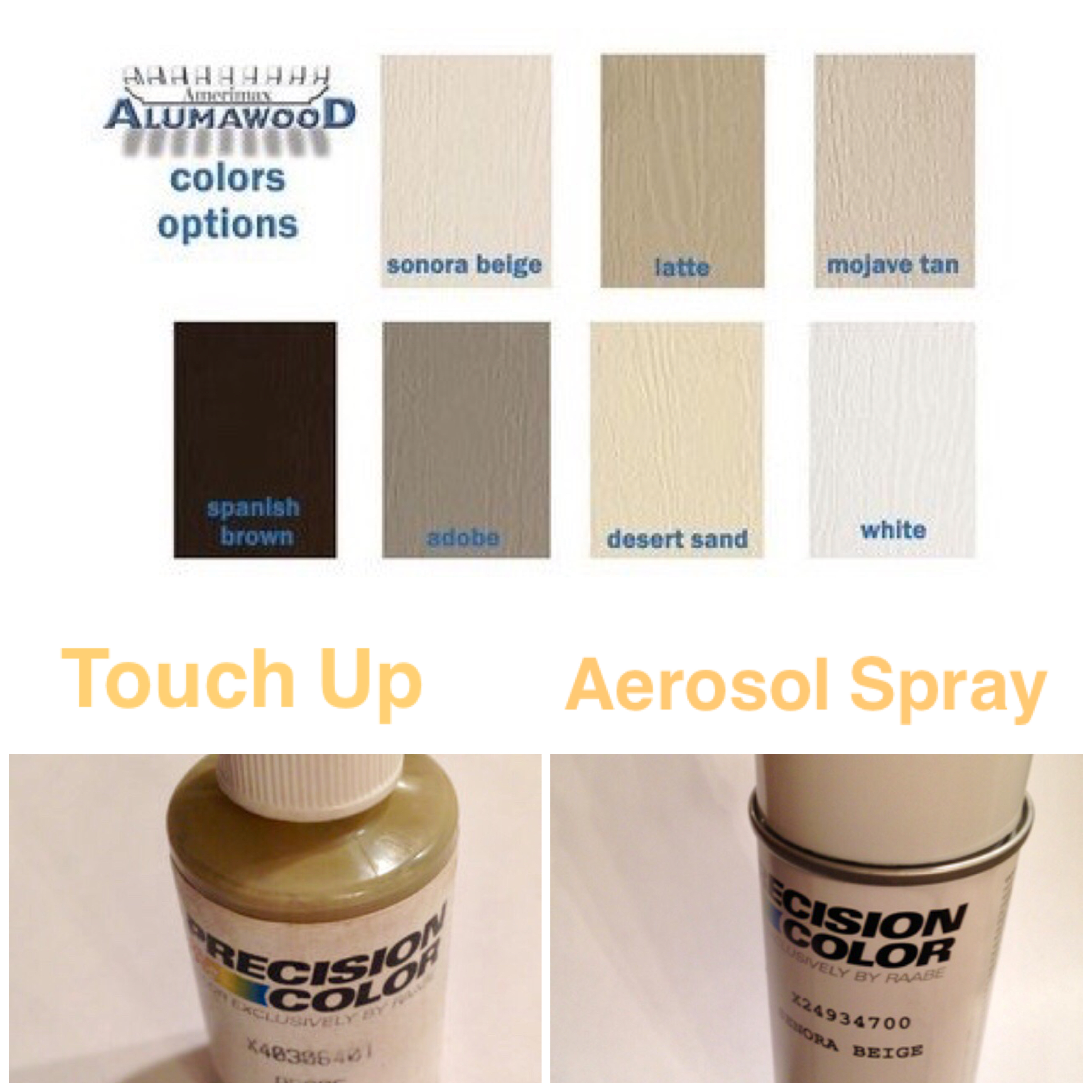 Paint Replacement Parts Alumawood Products