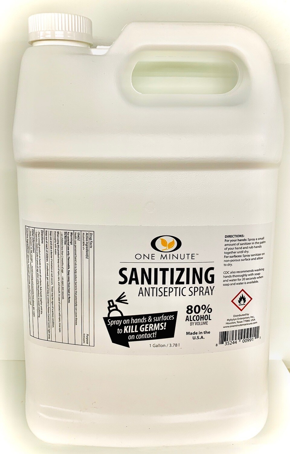 One Minute Sanitizing Antiseptic Gallon
