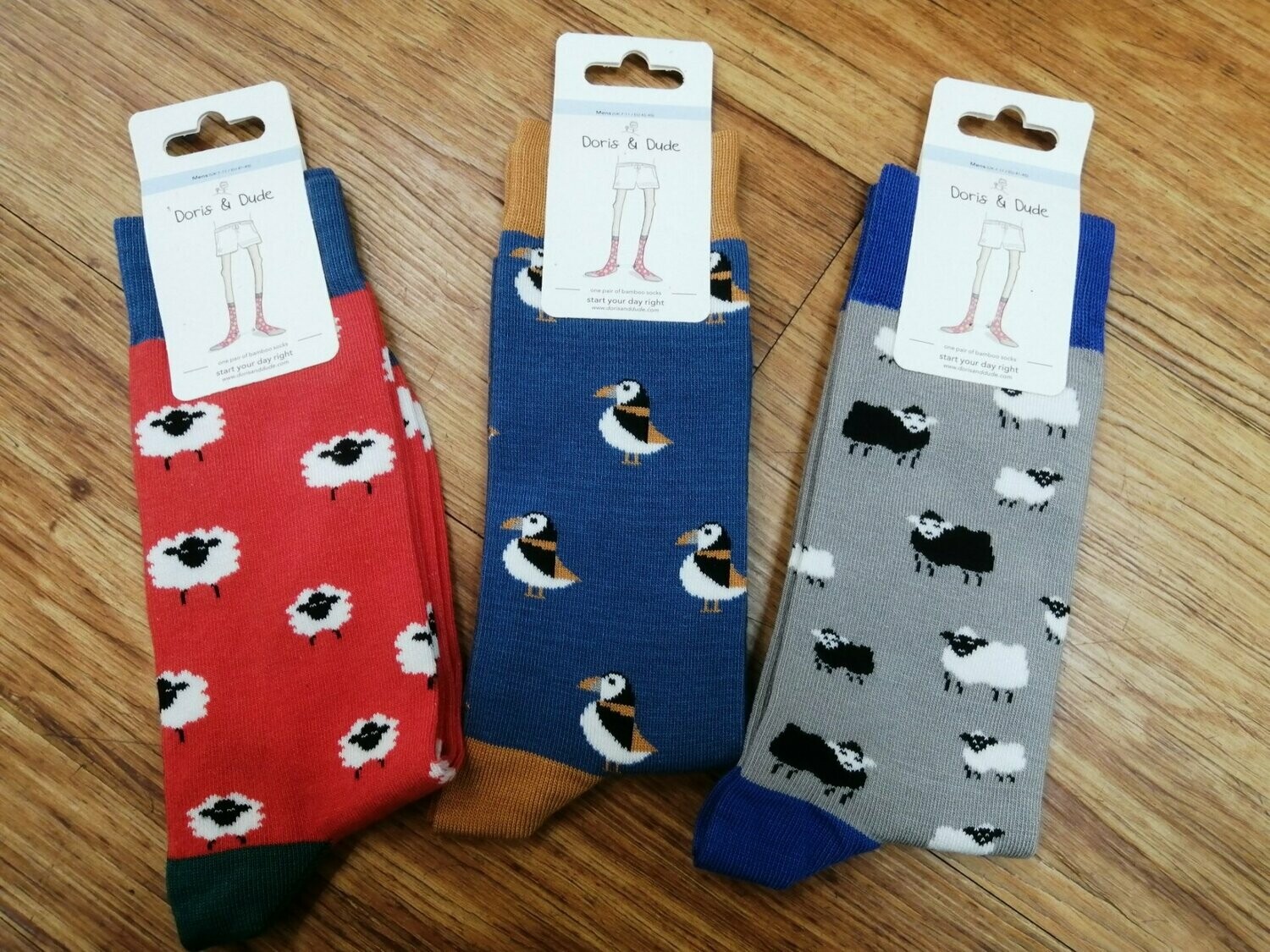 Bamboo Novelty Socks Mens'