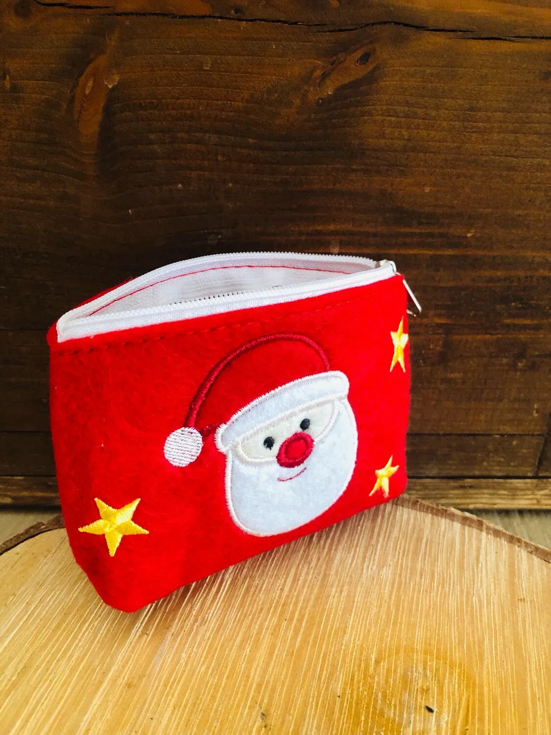 Weihnachts Polyester Münzgeldbeutel