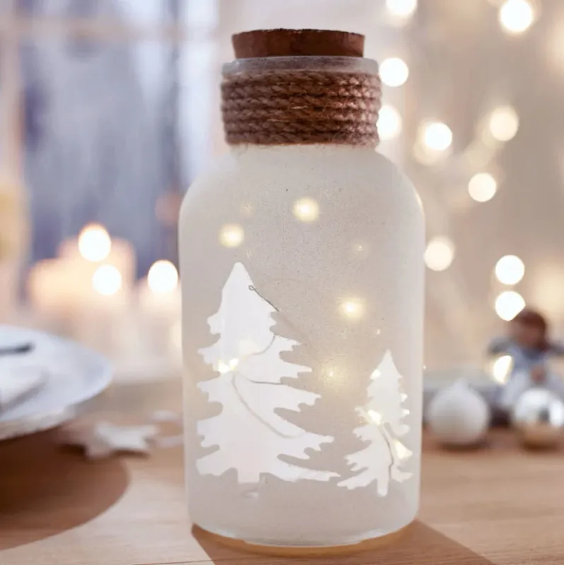 Led Lanterne Maison Jar