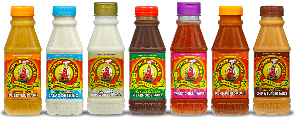 375ml Jimmy's Sauces 7 Flavours Combo Hamper