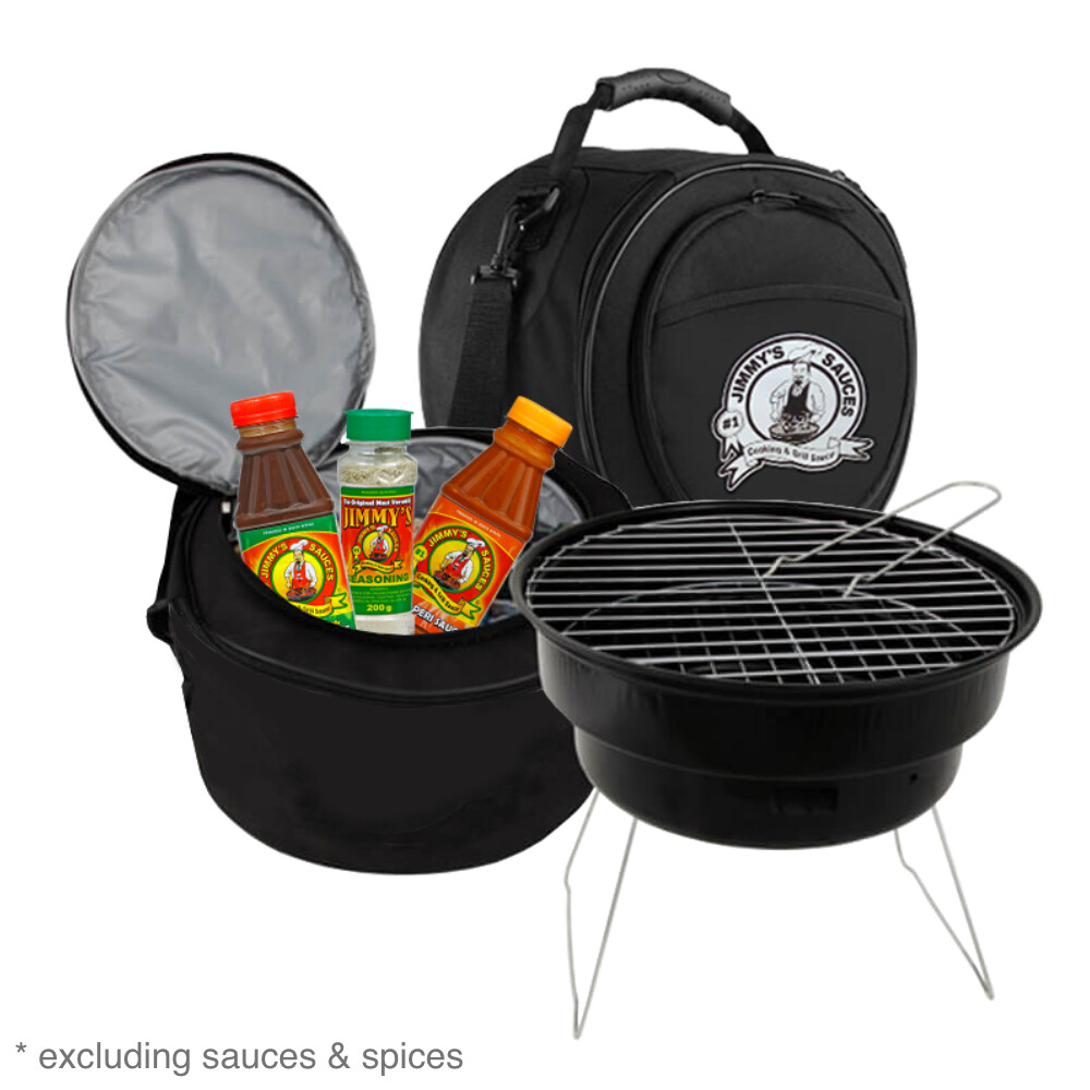 Jimmy's Portable Braai and Cooler Bag Combo