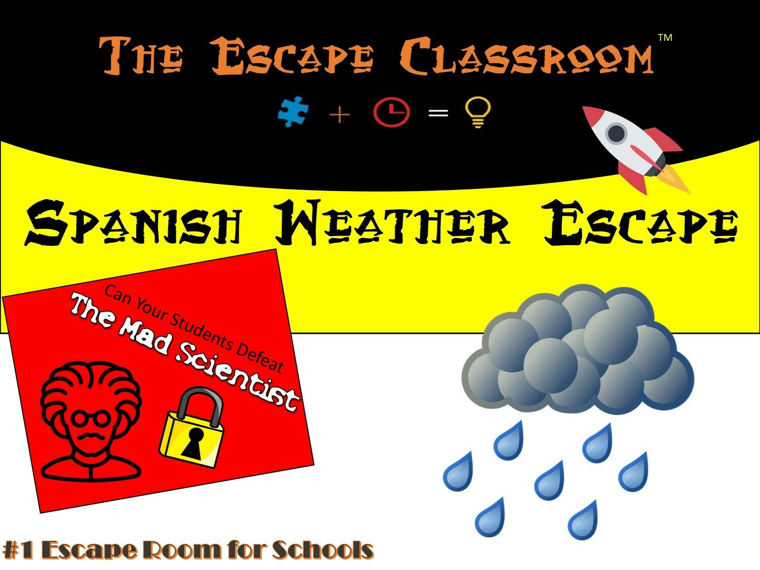 Spanish Weather Escape Middle High School 1 Teacher License 
