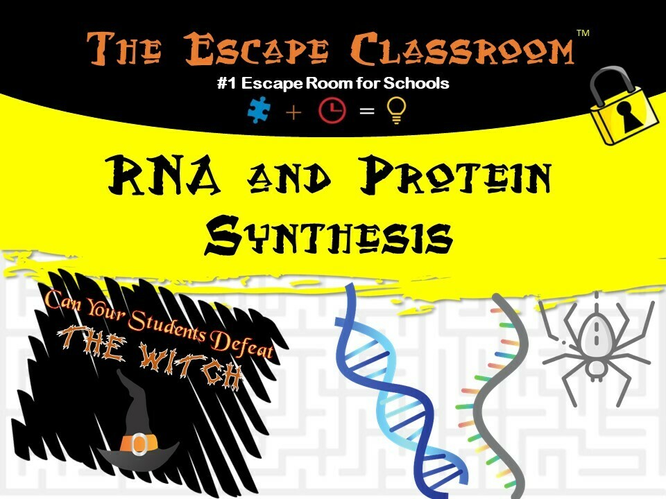 Biology RNA and Protein Synthesis Escape (1 Teacher License)