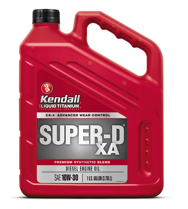 Kendall 15/40 Super D XA Diesel Motor Oil Gallon