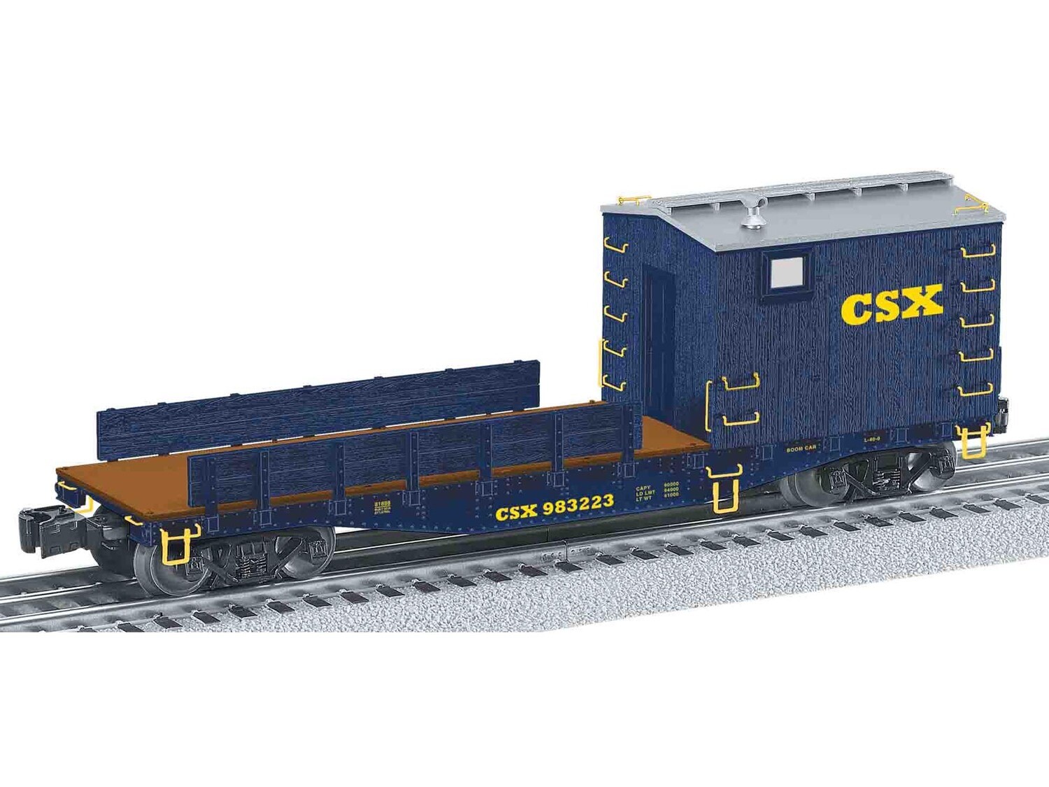 Lionel CSX LEGACY™ RAILSOUNDS SCALE BOOM CAR Store Engine House Hobbies