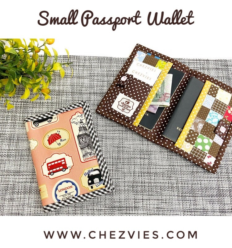 Passport Wallet Sewing Pattern CHEZVIES