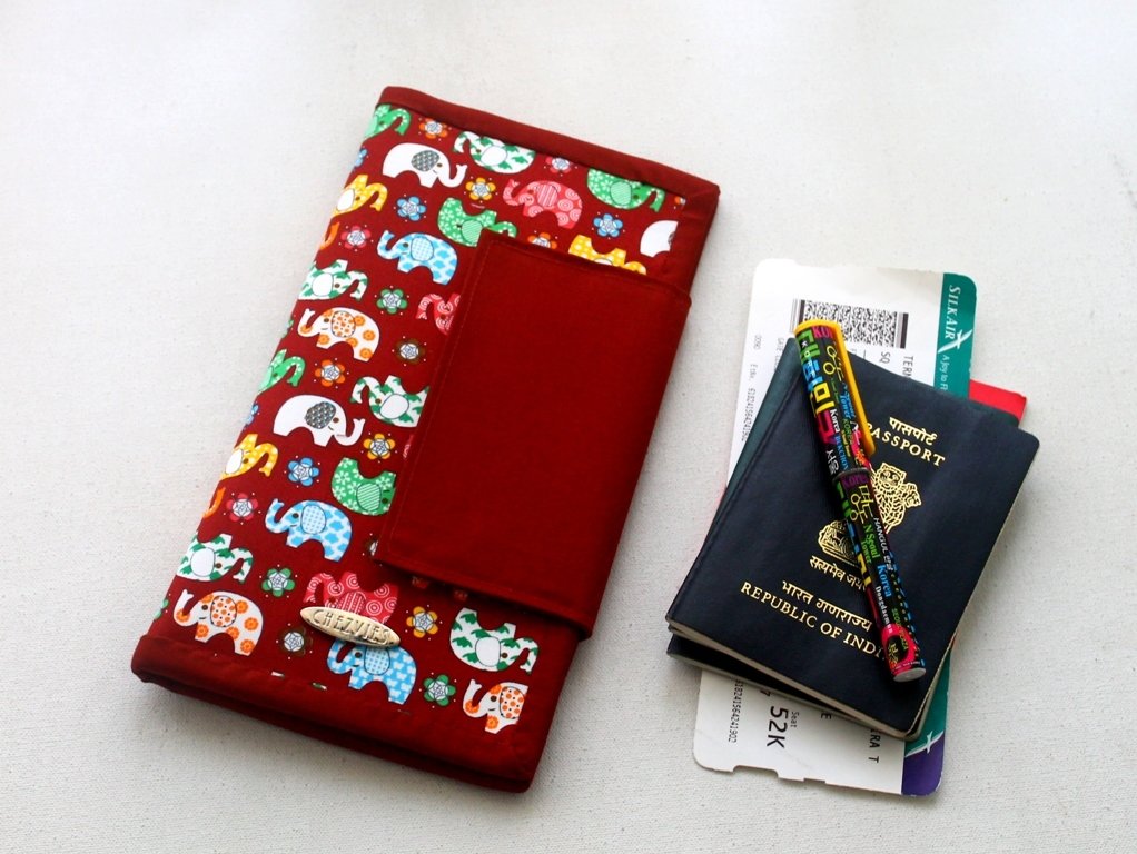 Buy Handmade Family Passport Holder in India